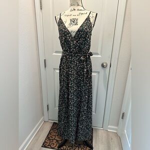 SHEIN Dark Floral Maxi Dress